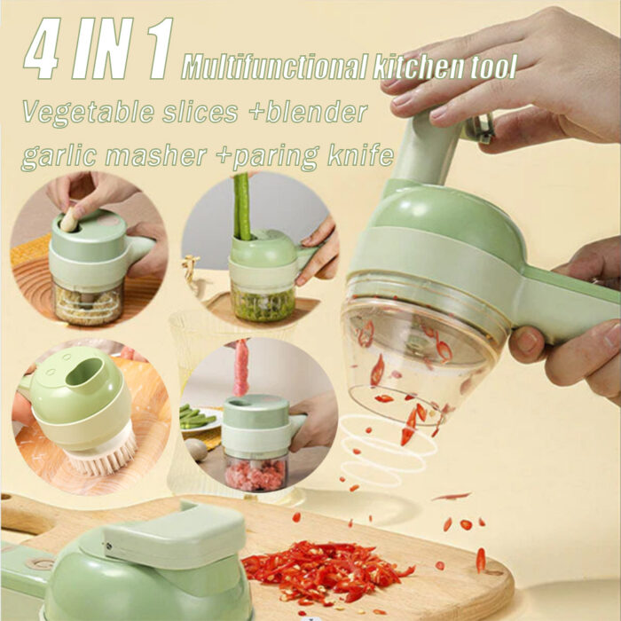 4 in 1 Rechargeable Vegetable Slicer