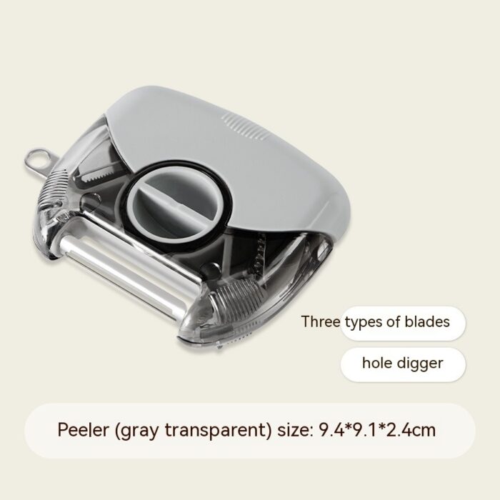 3 in 1 Rotary Multi-purpose Stainless Steel Peeler - Image 5