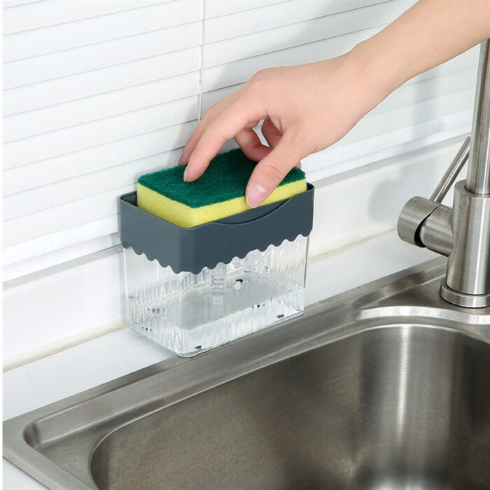 Soap Pump Dispenser and Sponge Holder
