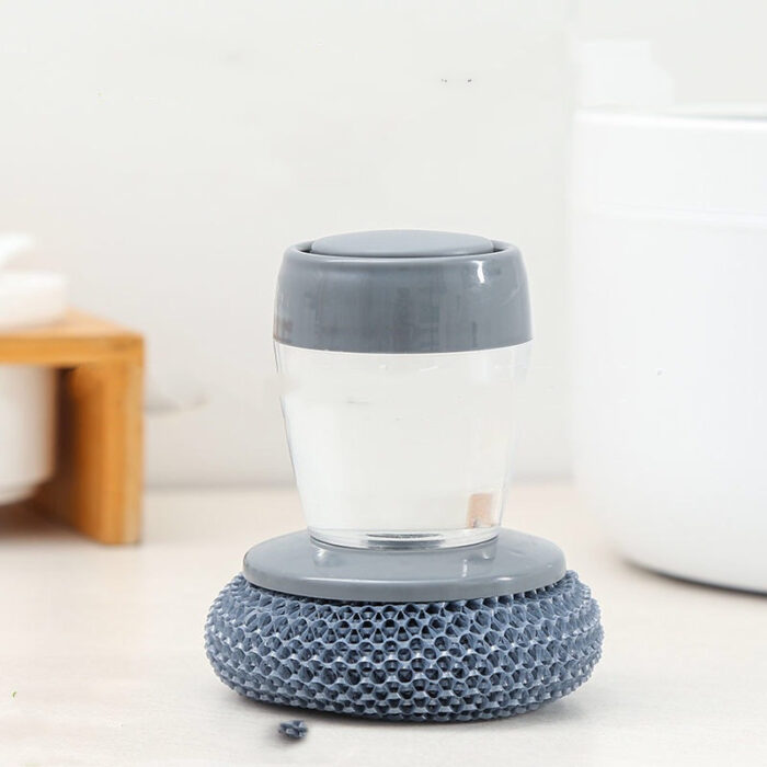 Kitchen Soap Dispensing Palm Brush Cleaner - Image 9