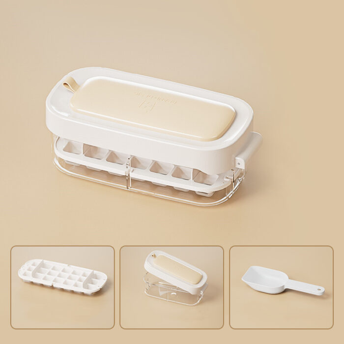 Ice Cube Tray with Lid and Bin - Image 4