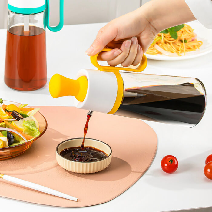 2 in 1 Oil Dispenser With Silicon Brush - Image 10