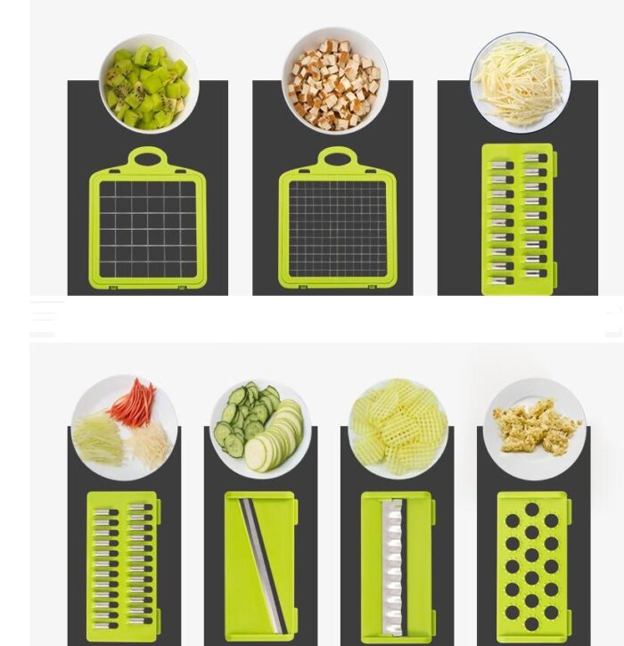 Multifunctional Vegetable Chopper Cutter with Container - Image 4