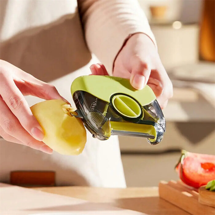 3 in 1 Rotary Multi-purpose Stainless Steel Peeler - Image 3