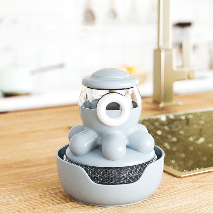 Soap Dispensing Palm Brush Cleaner - Image 6