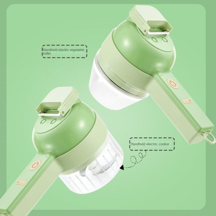 4 in 1 Rechargeable Vegetable Slicer - Image 5