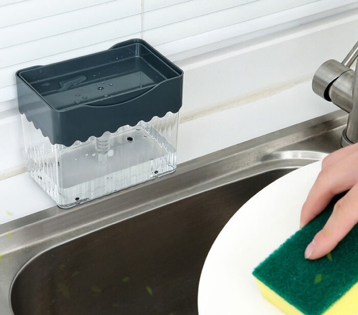 Soap Pump Dispenser and Sponge Holder - Image 4