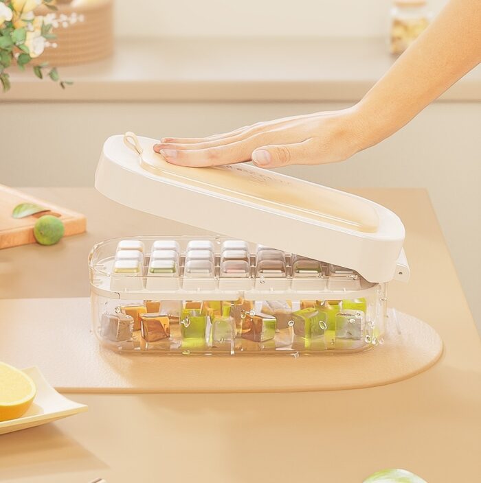 Ice Cube Tray with Lid and Bin - Image 6