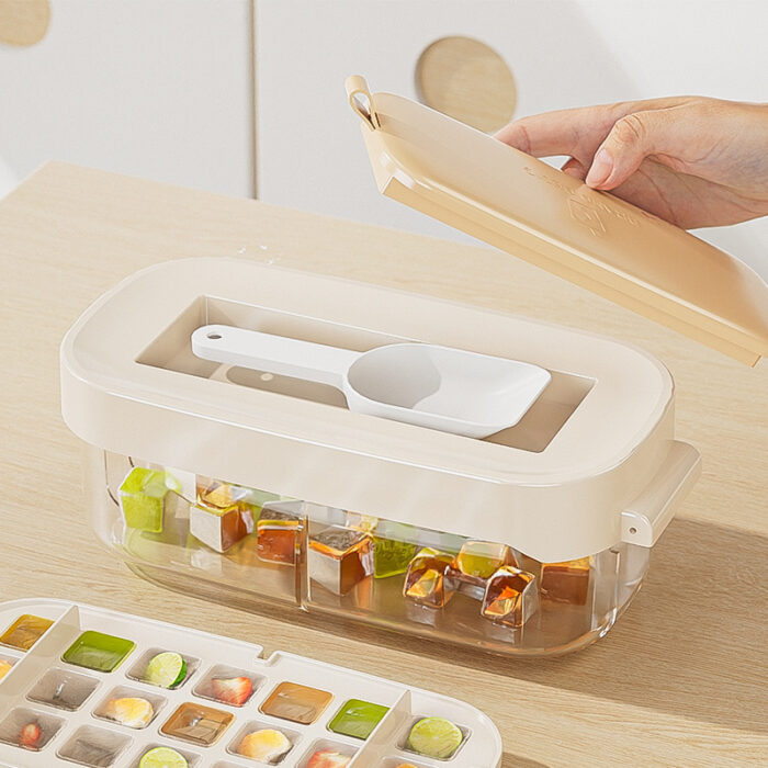 Ice Cube Tray with Lid and Bin - Image 3
