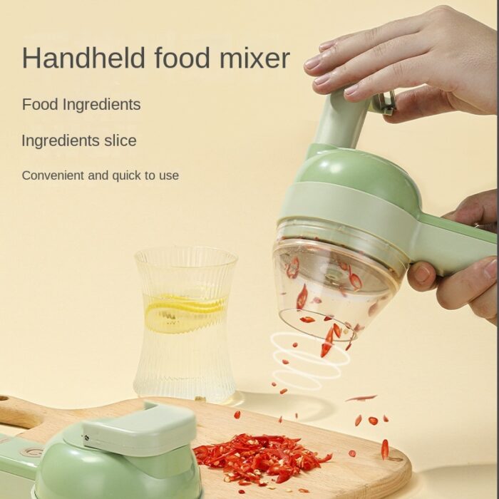 4 in 1 Rechargeable Vegetable Slicer - Image 6