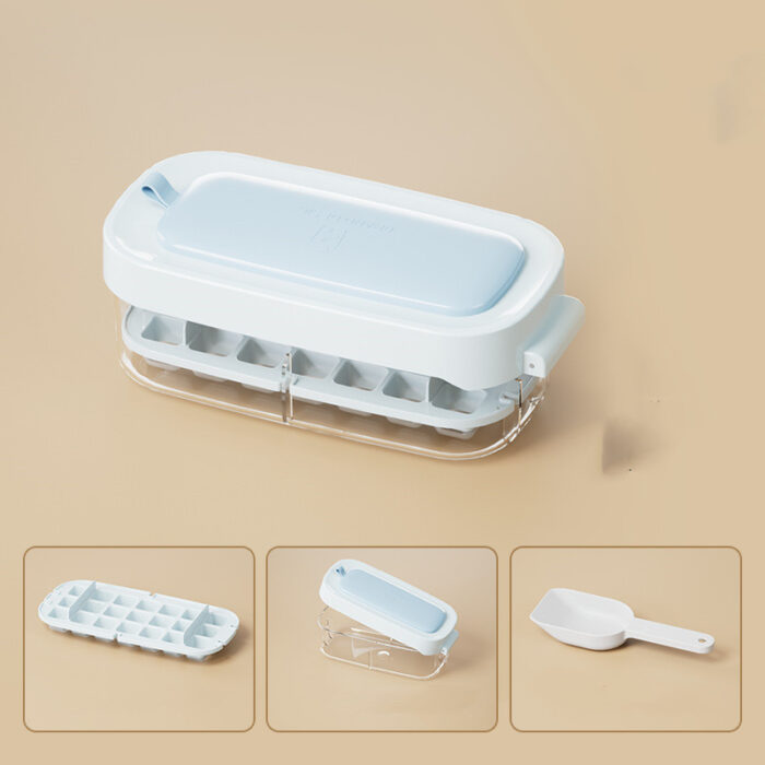 Ice Cube Tray with Lid and Bin - Image 8