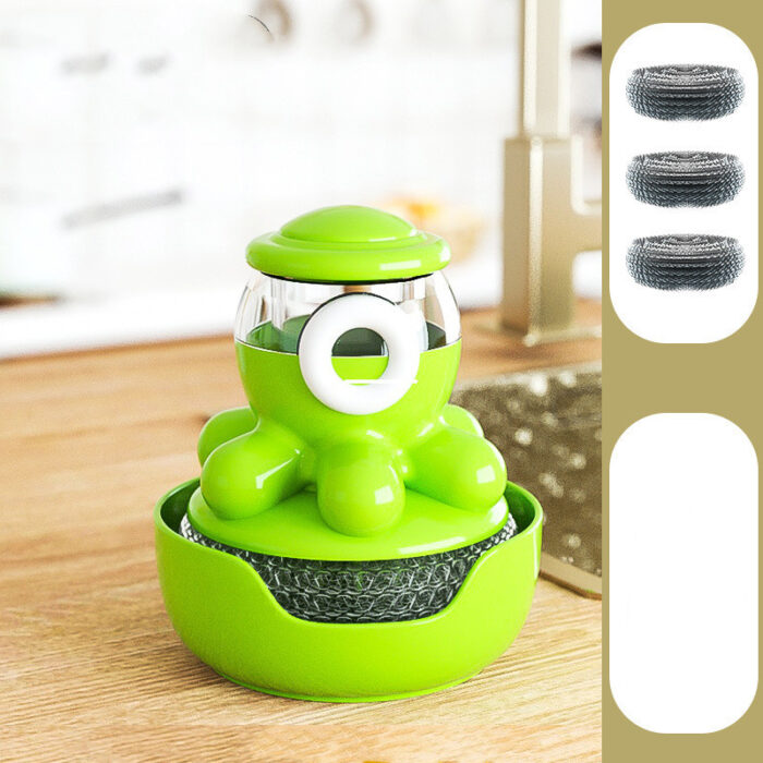 Soap Dispensing Palm Brush Cleaner - Image 3