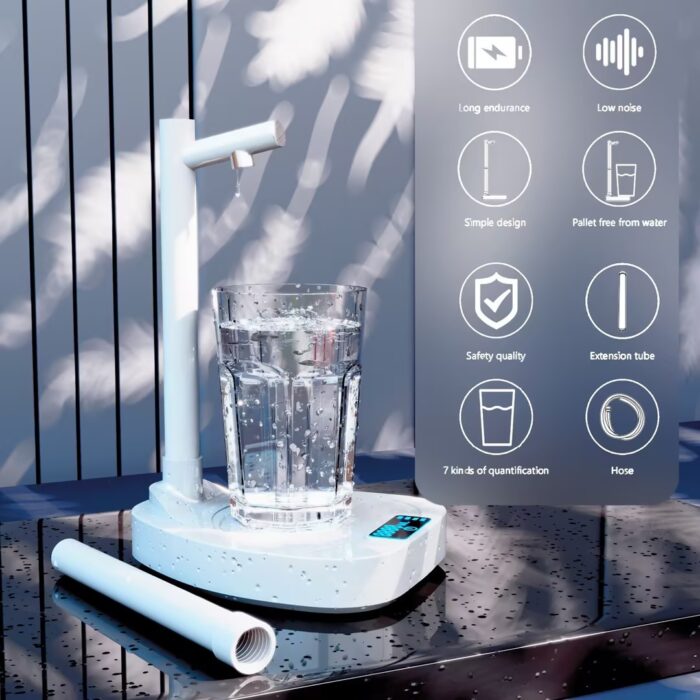 Desktop Rechargeable Water Dispenser With Stand