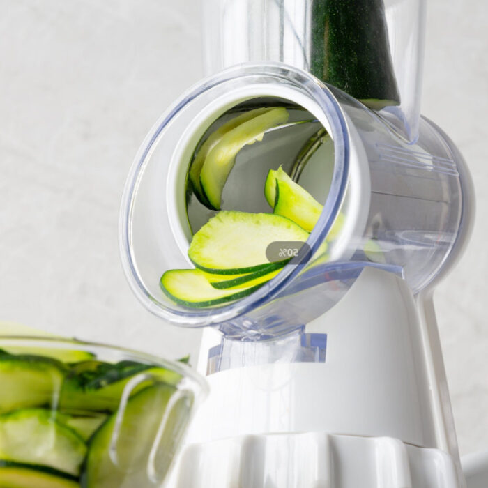 Rotary Cheese Grater with 3 Interchangeable Blades - Image 2