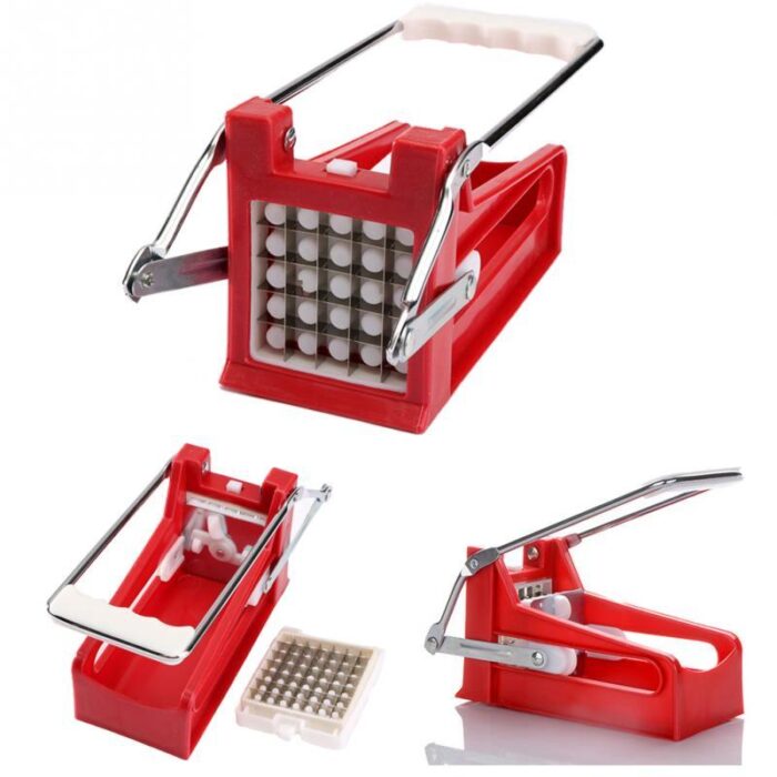 Stainless Steel Potato Chipper and French Fry Cutter - Image 2