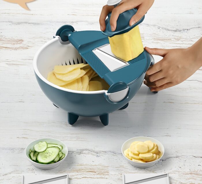 9 in 1 Vegetable Cutting And Drainage Basket