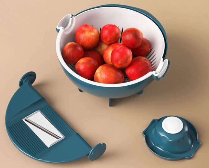 9 in 1 Vegetable Cutting And Drainage Basket - Image 4