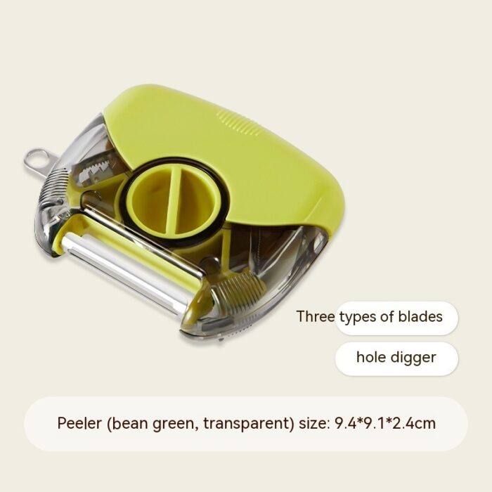 3 in 1 Rotary Multi-purpose Stainless Steel Peeler - Image 4