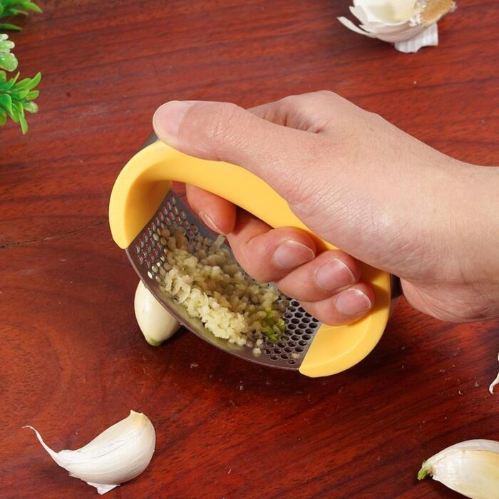 Stainless Steel Garlic Crusher - Image 6