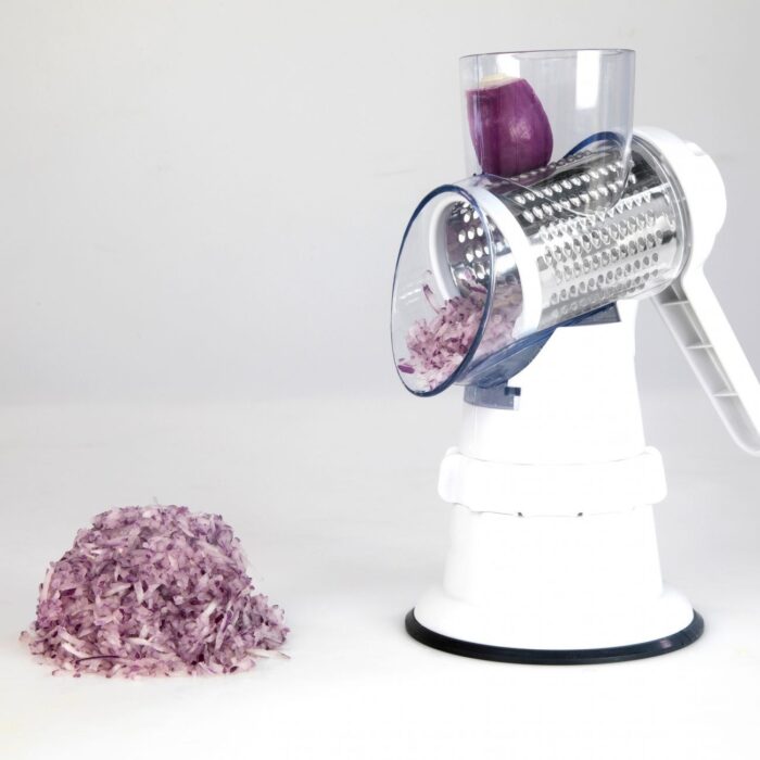 Rotary Cheese Grater with 3 Interchangeable Blades - Image 6