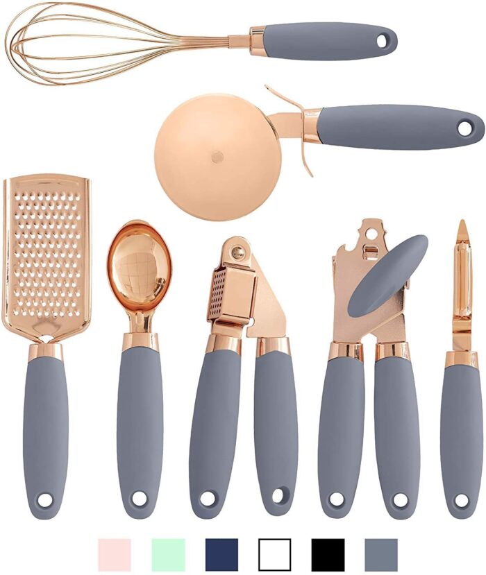 Stainless Steel Essential Kitchen Gadgets - 7 Piece Set - Image 2