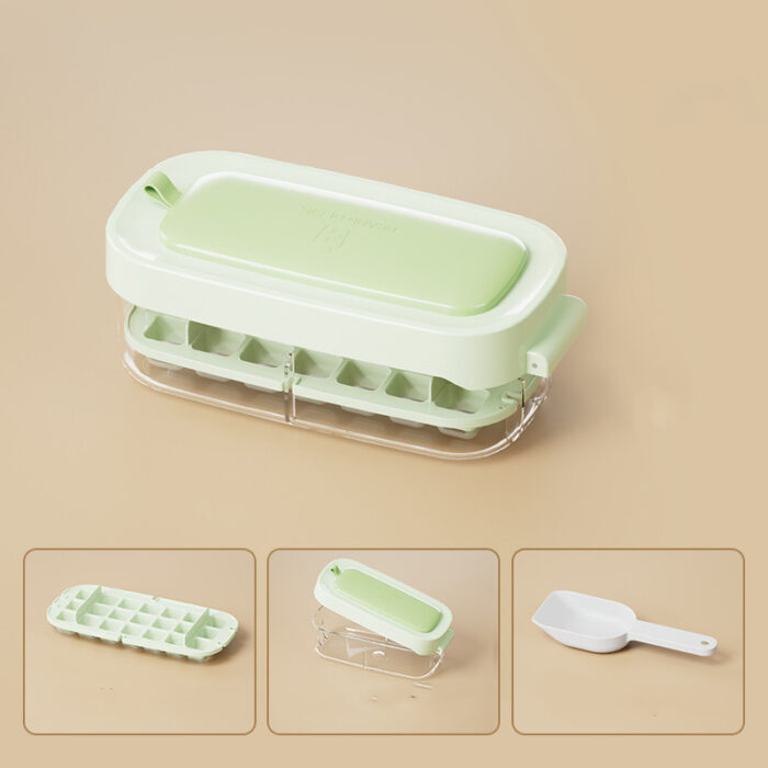 Ice Cube Tray with Lid and Bin - Image 7