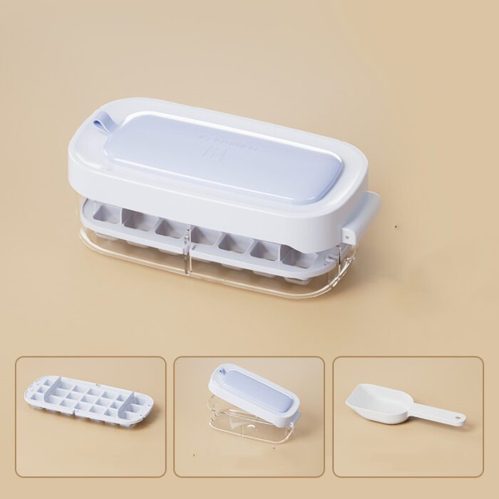Ice Cube Tray with Lid and Bin - Image 5