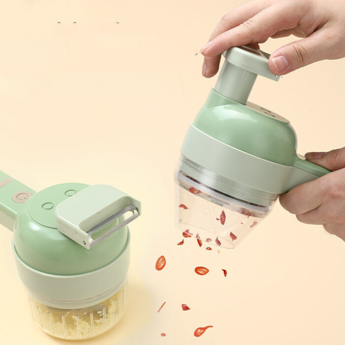4 in 1 Rechargeable Vegetable Slicer - Image 10