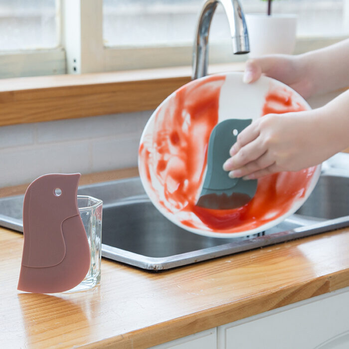 Multifunctional Penguin Shape Silicone Scraper