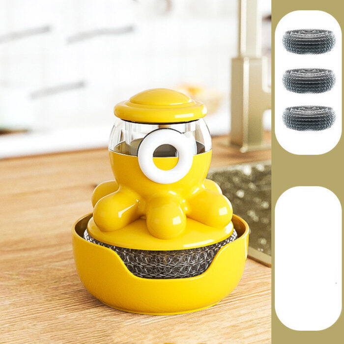 Soap Dispensing Palm Brush Cleaner - Image 7