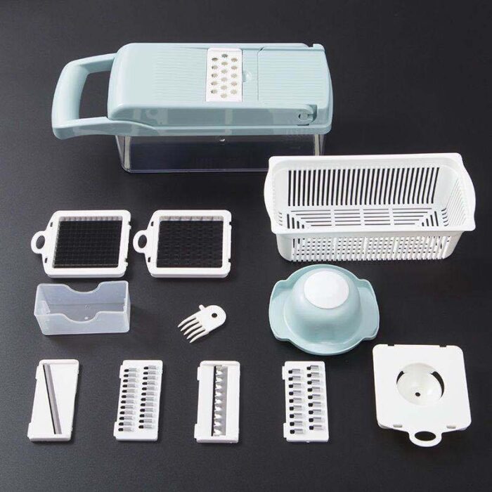 Multifunctional Vegetable Chopper Cutter with Container - Image 8