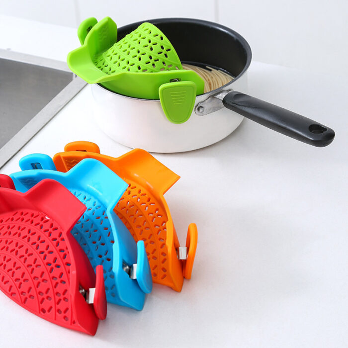 Clip On Strainer Silicone for All Pots and Pans - Image 7
