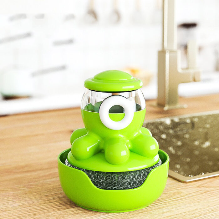 Soap Dispensing Palm Brush Cleaner - Image 8