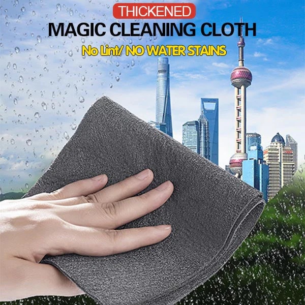Microfiber Cleaning Cloth For Glass Window Car Mirror