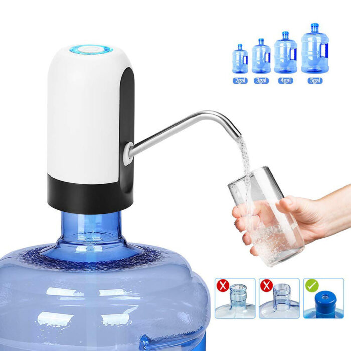 Water dispenser electric portable USB charging water bottle pump - Image 2