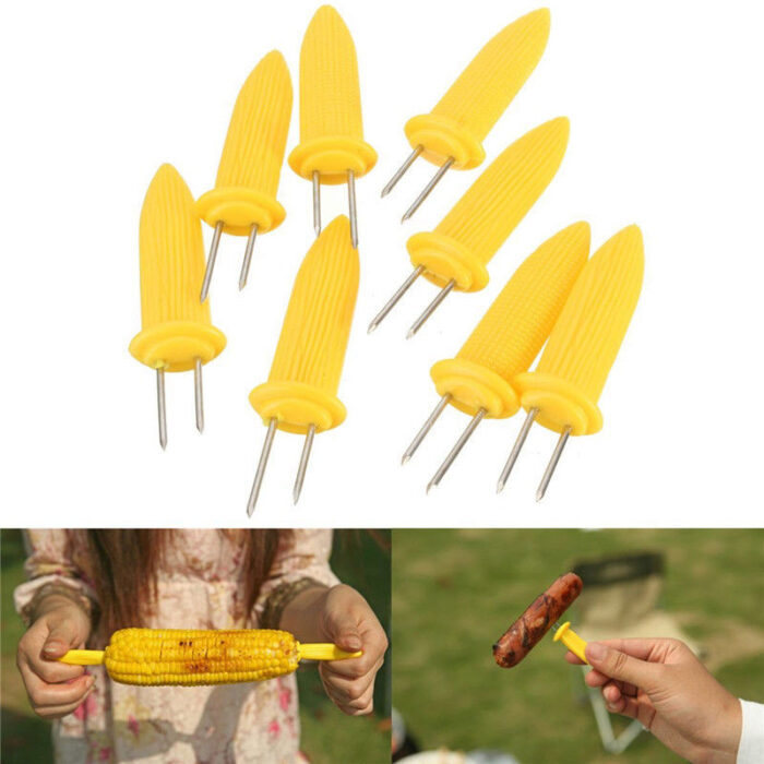 Stainless Steel Corn Forks for holding Corn on the Cobs - Image 3