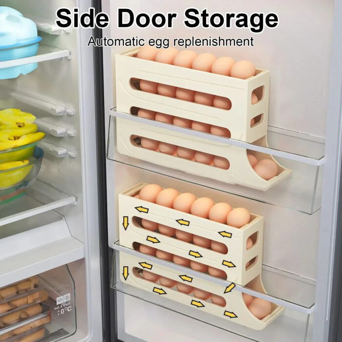 Automatic Rolling Egg Dispenser for Refrigerator - Image 2