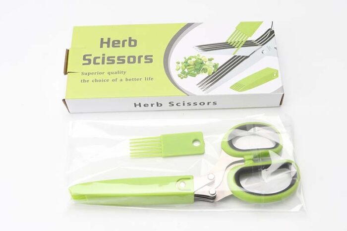 5 Blades Stainless Steel Herb Scissors - Image 4
